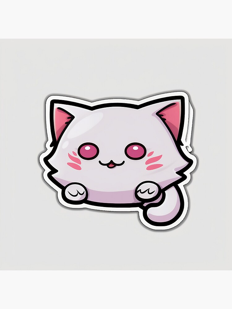 Sticker - Cute Cat Kitten Adhesive Sticker