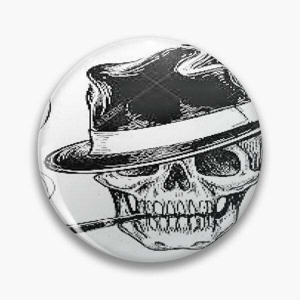 Item preview, Smoking Skull designed and sold by bohemianbrigade.
