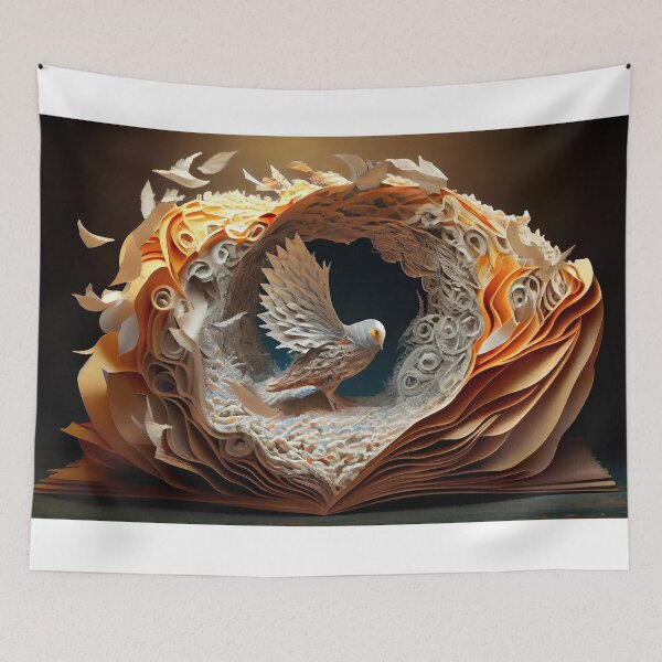 Item preview, Book Bird at Center Spiral designed and sold by FireScreen.