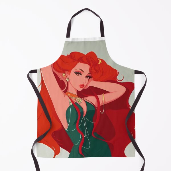 Item preview, Beautiful woman with red hair designed and sold by Kunika Singh.