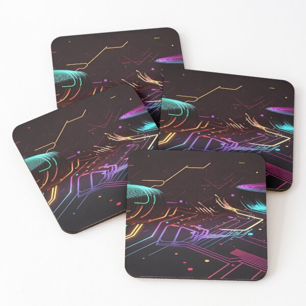 Item preview,  Simplistic Digital lines representing technology background designed and sold by RAPiD81.