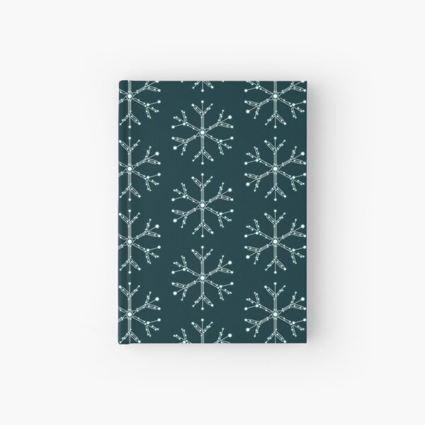Circuit Board Snowflake Hardcover Journal