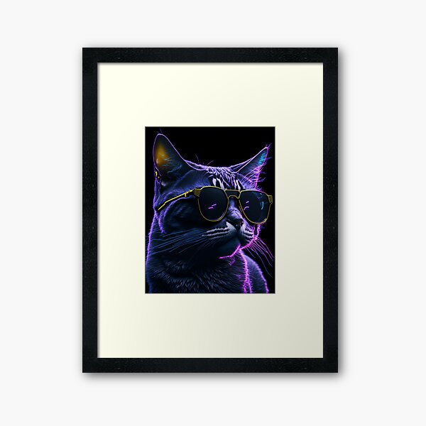 Artikel-Vorschau von Lustige Katze mit Sonnenbrille, designt und verkauft von ramirodiz.