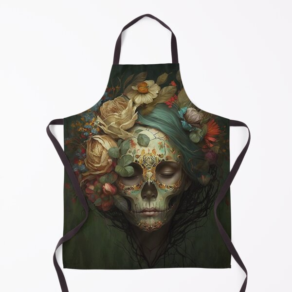 Item preview, Romantic woman skull portrait designed and sold by XCentric00.