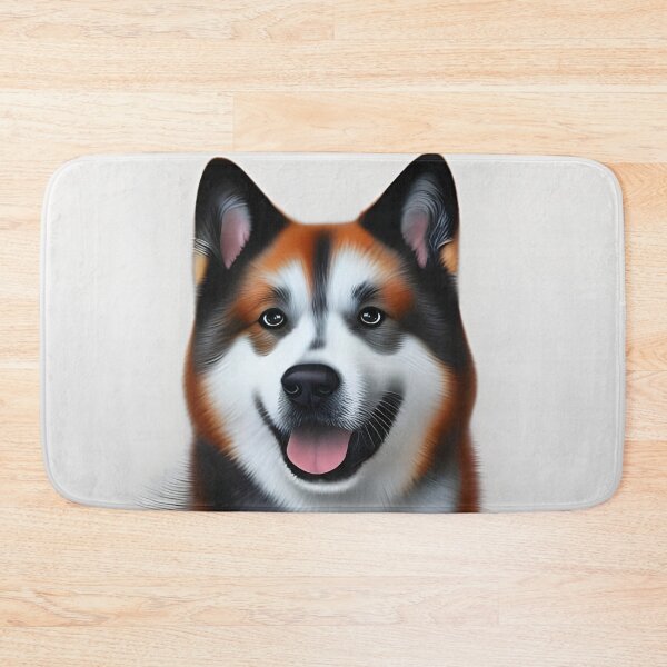 Item preview, Akita dog, charcoal drawing Ai Generated Art  designed and sold by ACC .