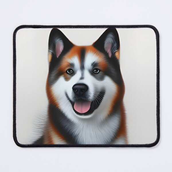Item preview, Akita dog, charcoal drawing Ai Generated Art designed and sold by ACC .
