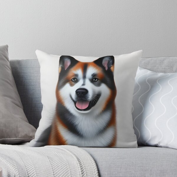 Item preview, Akita dog, charcoal drawing Ai Generated Art  designed and sold by ACC .