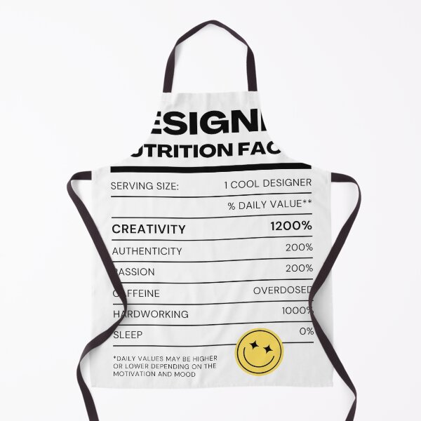 Item preview, Funny Nutrition Facts designed and sold by Giovanni's Brown Quotes.