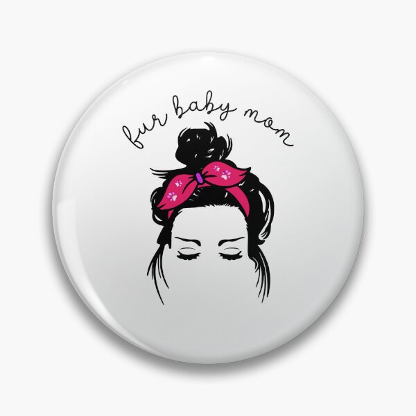 Item preview, Fur Baby Mom Messy Bun Graphic Design designed and sold by adriana-holmes.