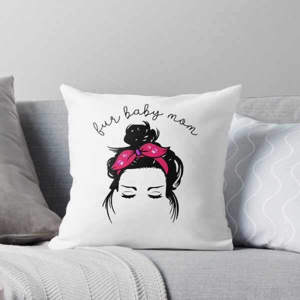 Item preview, Fur Baby Mom Messy Bun Graphic Design designed and sold by adriana-holmes.