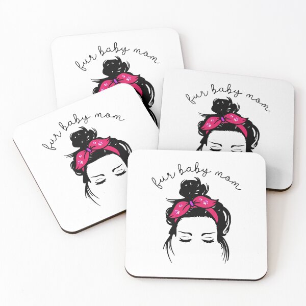 Item preview, Fur Baby Mom Messy Bun Graphic Design designed and sold by adriana-holmes.