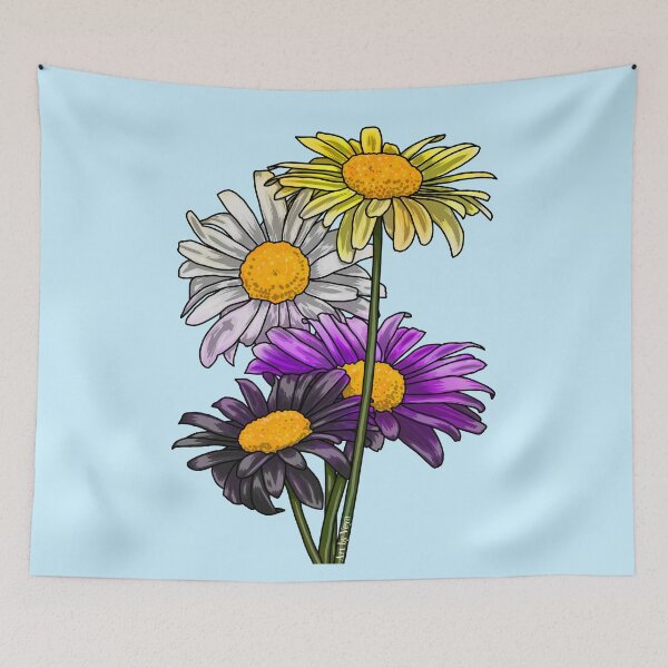 Item preview, Daisies Enby designed and sold by Art by Veya.