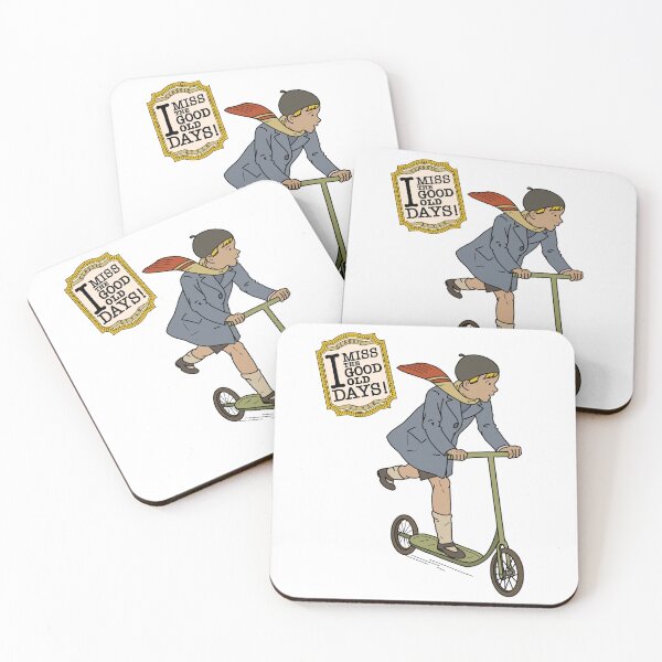 Item preview, I miss the good old days! Scooter riding! designed and sold by IdinDesignShop.