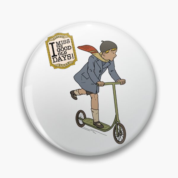 Artikelvorschau, Ich vermisse die guten alten Tage! Roller fahren! entworfen und verkauft von IdinDesignShop.