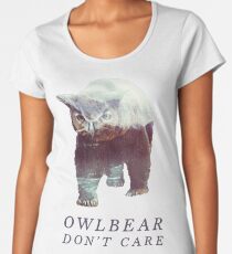 Owlbear Don't Care Women's Premium T-Shirt