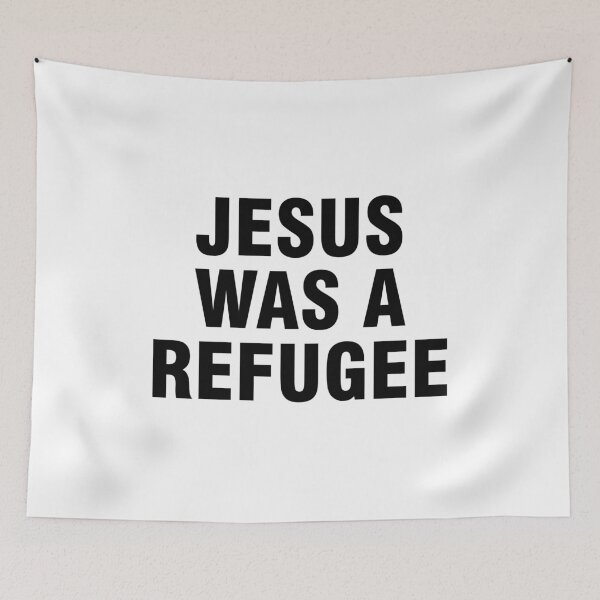 Item preview, Jesus was a refugee designed and sold by allthetees.