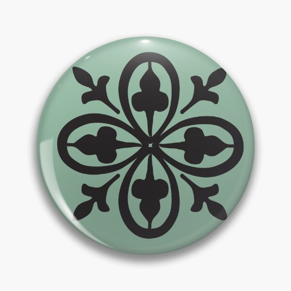Item preview, Antique Clover, inspired by Art Nouveau era border designed and sold by NurturingSpirit.