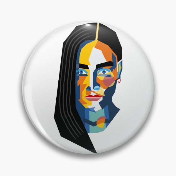 Item preview, Geometric Woman's Face designed and sold by Sfumata Illustration.