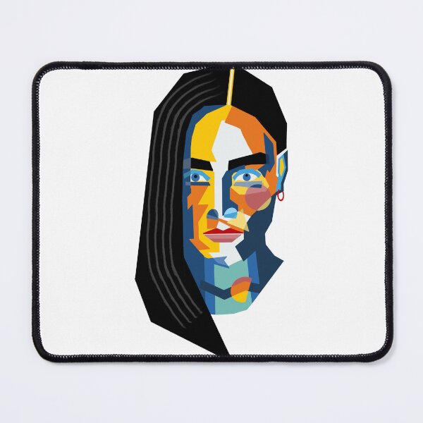 Item preview, Geometric Woman's Face designed and sold by Sfumata Illustration.