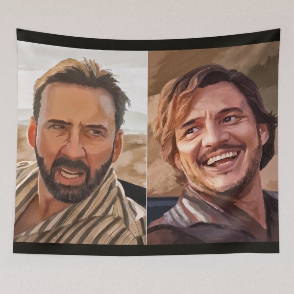 Item preview, Nicolas Looking At Pedro Meme designed and sold by Mashz.