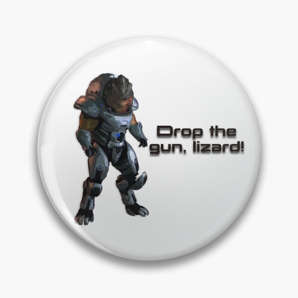 Item preview, Drop the Gun, Lizard! - Grunt from Mass  designed and sold by IronCrip.