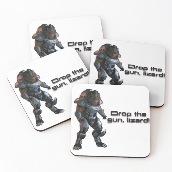 Item preview, Drop the Gun, Lizard! - Grunt from Mass  designed and sold by IronCrip.