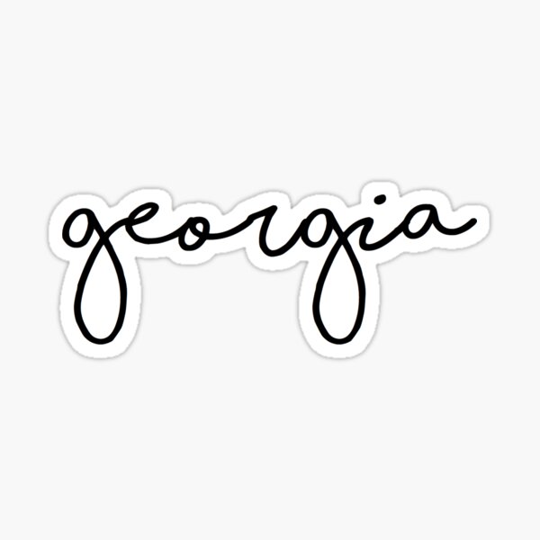 georgia Sticker