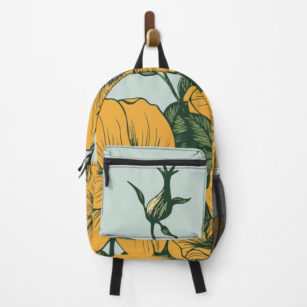 Item preview, vintage botanical garden-yellow blooming flower designed and sold by UnaWu533.
