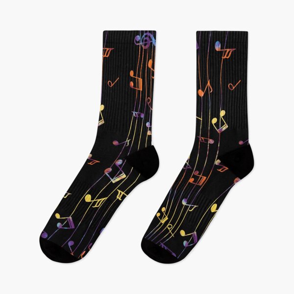 Item preview, Tie Dye Music Notes On A Staff designed and sold by Primroaddesigns.