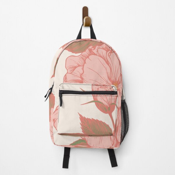 Item preview, vintage botanical garden-pink blooming flower designed and sold by UnaWu533.