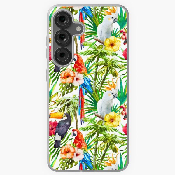 Aperçu de l'œuvre  Le motif cacatoès et forêt tropicale toucan ajoute une touche de couleur amusante et colorée à ces articles-cadeaux. Recherchez Makanahele pour voir mes autres créations. créée et vendue par Makanahele.
