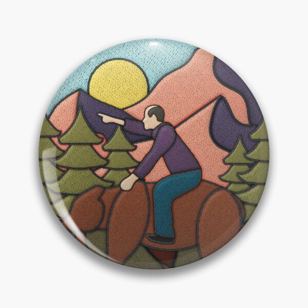 Item preview, Midlife Marv Bear Riding Merit Badge designed and sold by jephwho.
