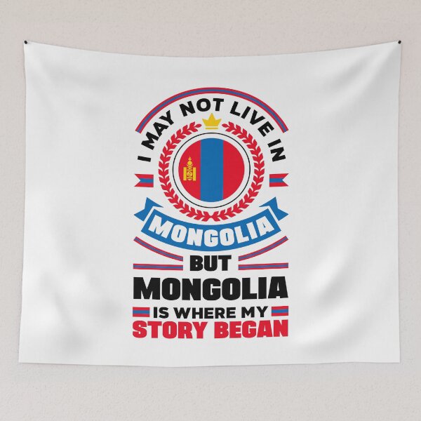 Item preview, Mongolian Mongolia Mongolian Flag Quote designed and sold by ShopTheStyle.