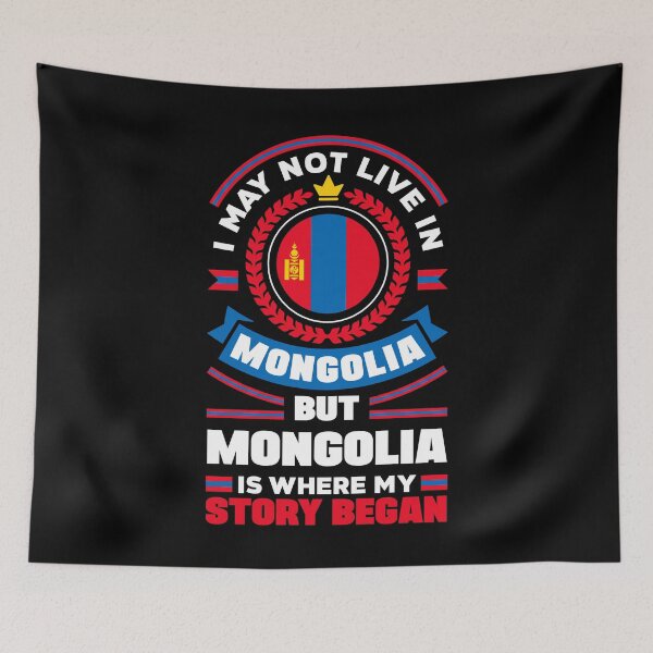 Item preview, Mongolian Mongolia Mongolian Flag Quote designed and sold by ShopTheStyle.