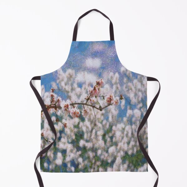 Item preview, Blooming Almond Tree Pointillism Artwork designed and sold by taiche.