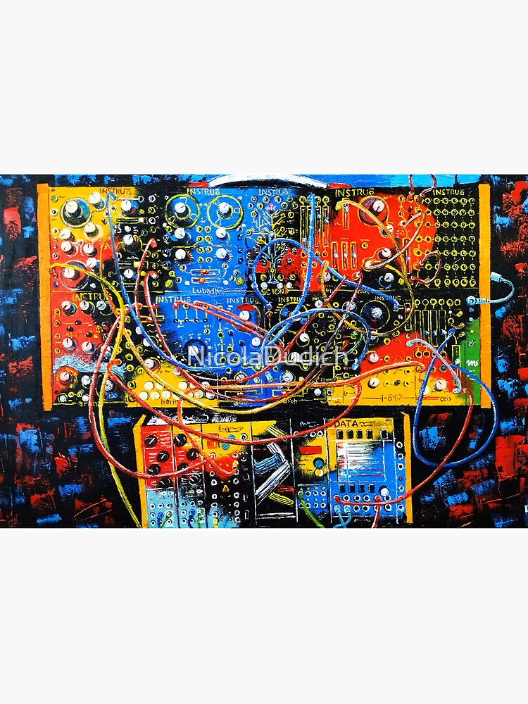 Instruo Modular Eurorack System Artwork by Nicola Dudich