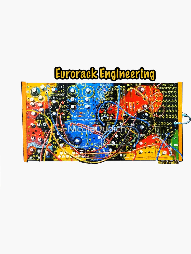 Instruo Modular Eurorack System Artwork by Nicola Dudich