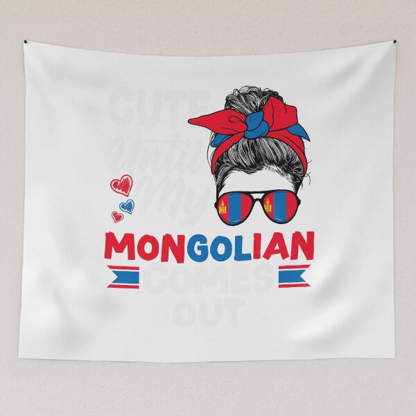 Item preview, Mongolian Mongolia Mongolian Flag Quote designed and sold by ShopTheStyle.