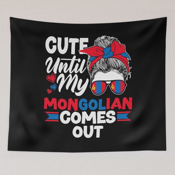Item preview, Mongolian Mongolia Mongolian Flag Quote designed and sold by ShopTheStyle.