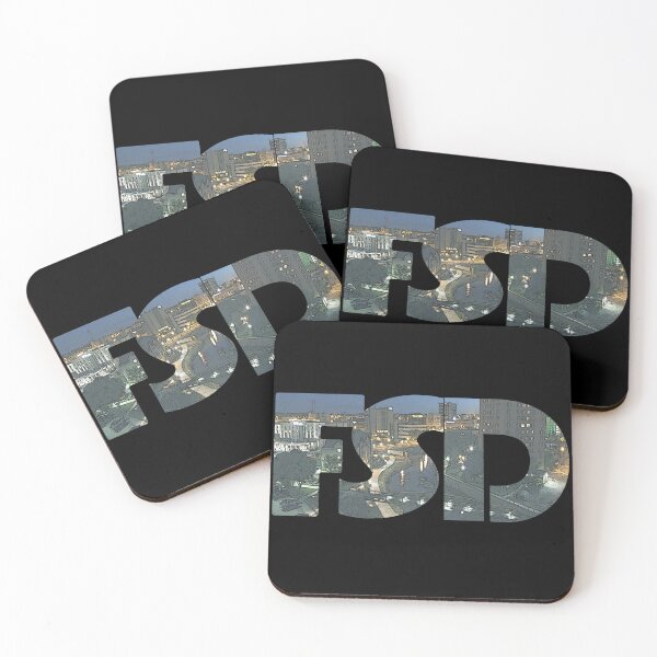 Item preview, Sioux Falls, South Dakota FSD Night Cityscape designed and sold by CrabbyLobster.