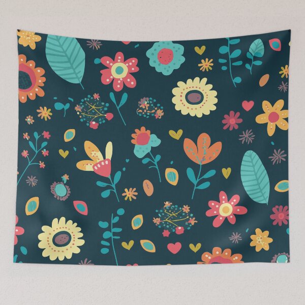 Item preview, Vibrant Spring Flowers Pattern for Girls designed and sold by lazarus93.