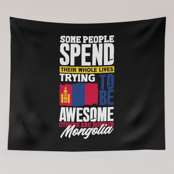 Item preview, Mongolian Mongolia Mongolian Flag Quote designed and sold by ShopTheStyle.