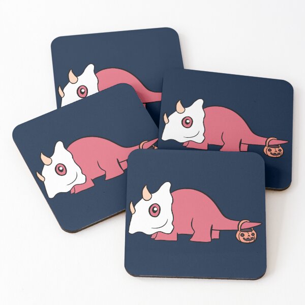 Item preview, Cute halloween Triceratops dino cartoon illustration  designed and sold by Yarafantasyart.