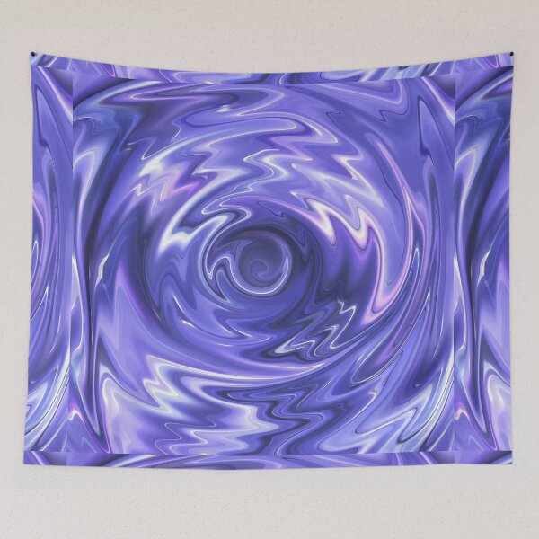 Item preview, color combination holographic purple glow wavey dresses designed and sold by Cici-Chan.