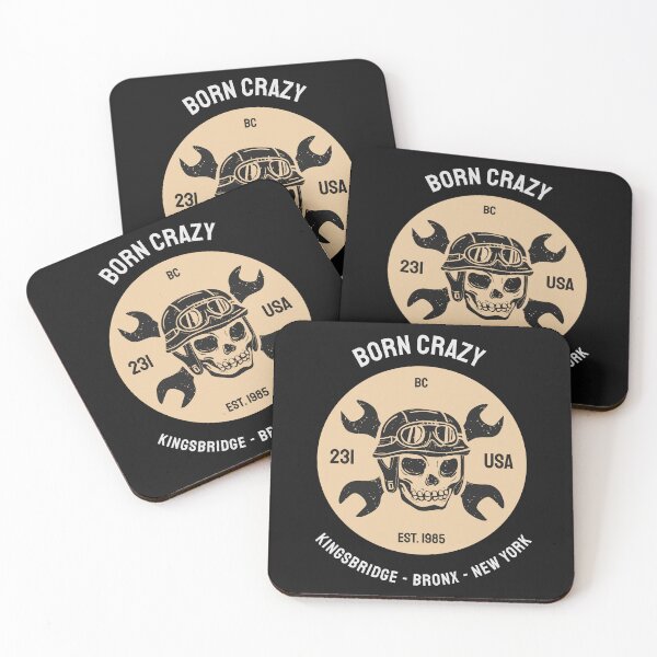 Item preview, Born Crazy with Skull and Wrenches designed and sold by BORNCRAZY.
