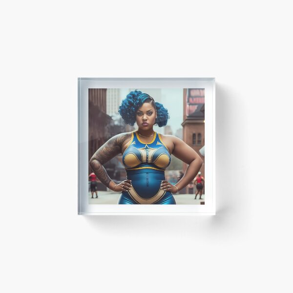 Item preview, Summer Vibes, Curvy Summer, Beautiful Superwoman, Athlete. Dodge Ball Team, Strong Female. Sticker designed and sold by MeatLuvers.