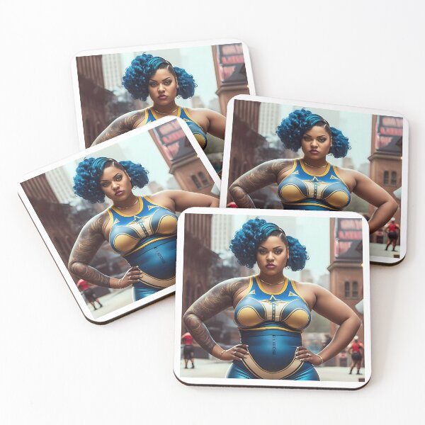 Item preview, Summer Vibes, Curvy Summer, Beautiful Superwoman, Athlete. Dodge Ball Team, Strong Female. Sticker designed and sold by MeatLuvers.