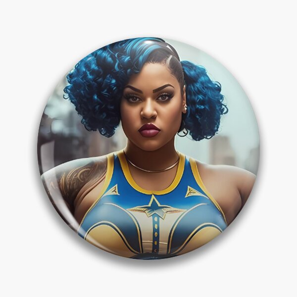 Item preview, Summer Vibes, Curvy Summer, Beautiful Superwoman, Athlete. Dodge Ball Team, Strong Female. Sticker designed and sold by MeatLuvers.