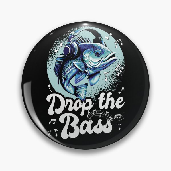 Item preview, Drop The Bass - Bass With Headphones designed and sold by Shirtey.