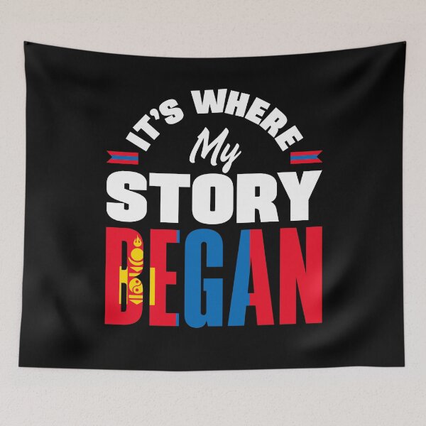 Item preview, Mongolian Mongolia Mongolian Flag Quote designed and sold by ShopTheStyle.